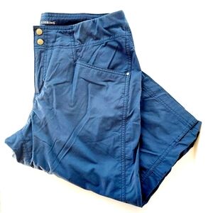 Blue Jammer II Capri Hiking Royal Robbins size 12 style 34182 Trim Fit